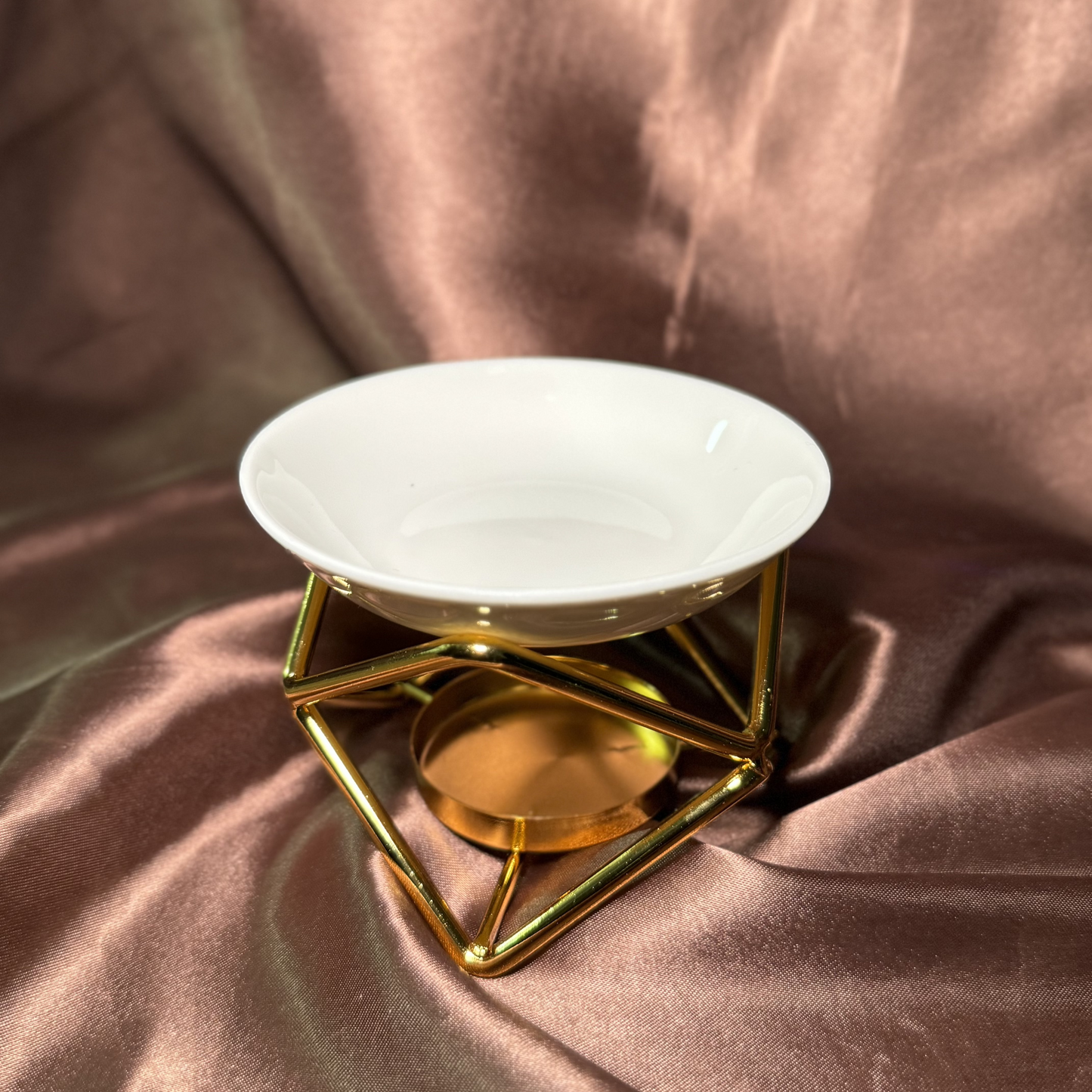 Gold Wax Warmer (Tea light)